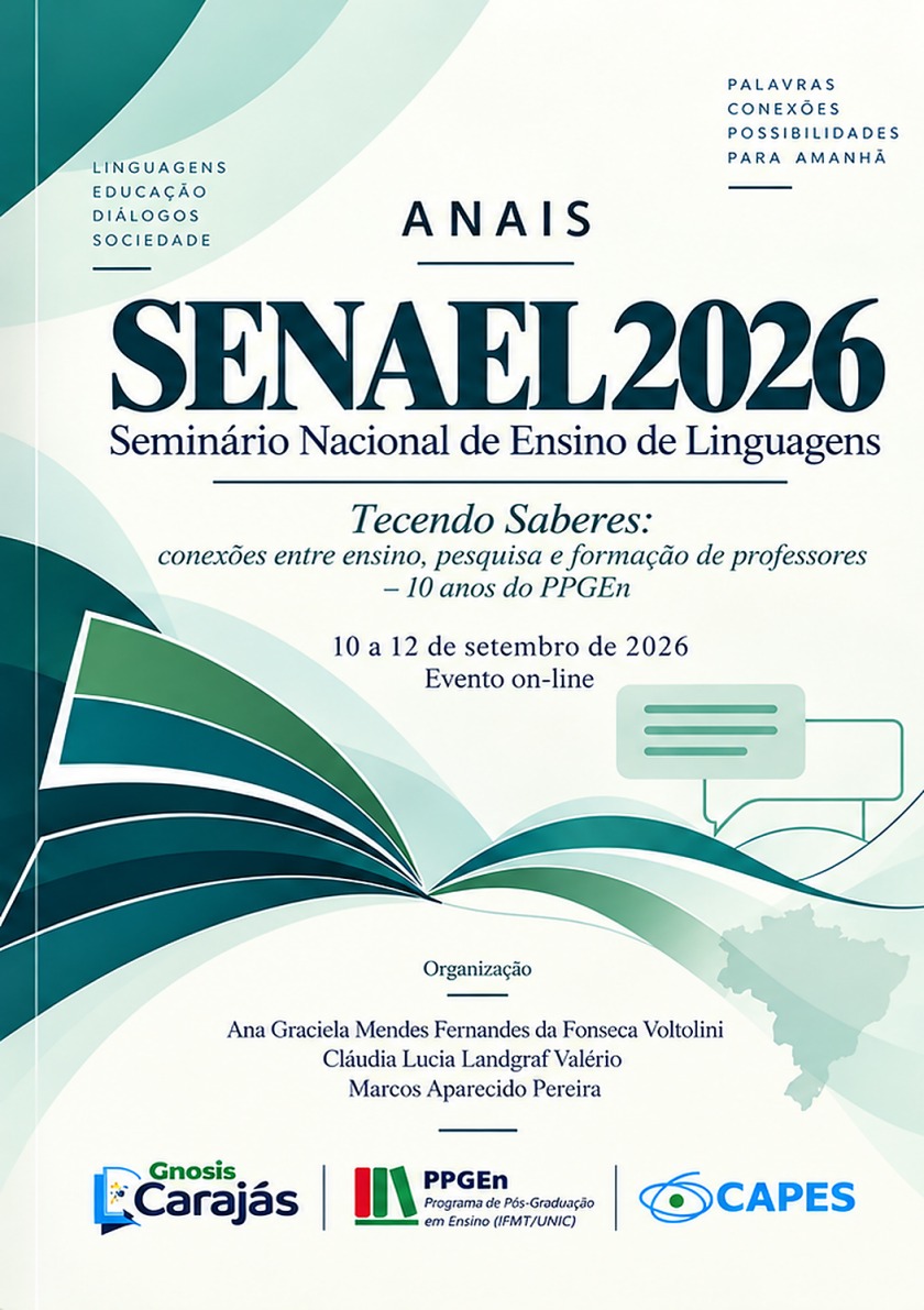 Capa da obra Anais do Seminário Nacional de Ensino de Linguagens (SENAEL 2026)