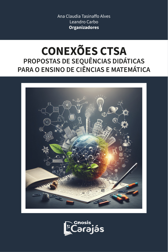 Capa da obra Conexões CTSA: propostas de sequências didáticas para o ensino de Ciências e Matemática