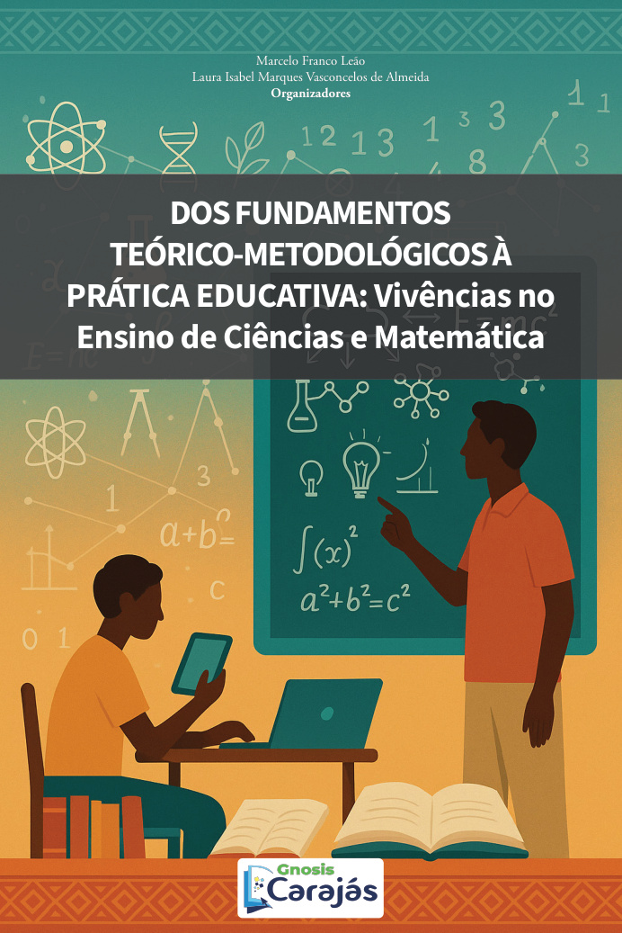Capa da obra Dos fundamentos teórico-metodológicos à prática educativa: vivências no Ensino de Ciências e Matemática