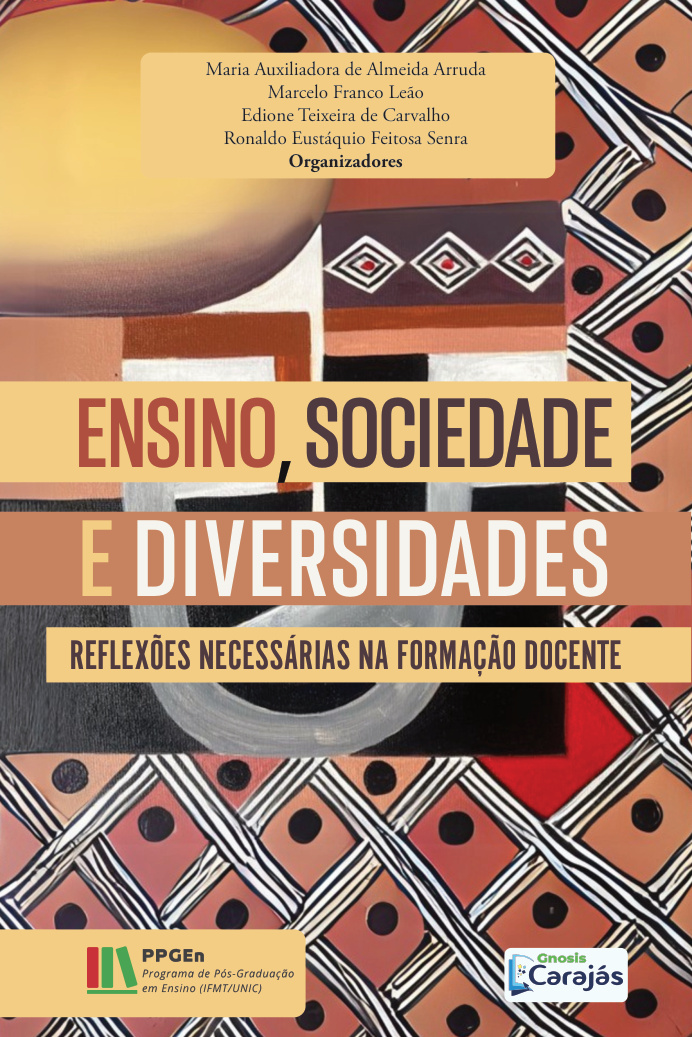 Capa da obra Ensino, Sociedade e Diversidades: reflexões necessárias na formação docente