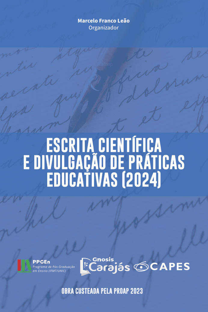 Capa da obra Escrita científica e divulgação de práticas educativas (2024)