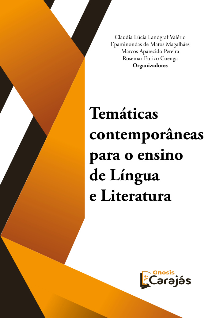 Capa da obra Temáticas contemporâneas para o ensino de Língua e Literatura