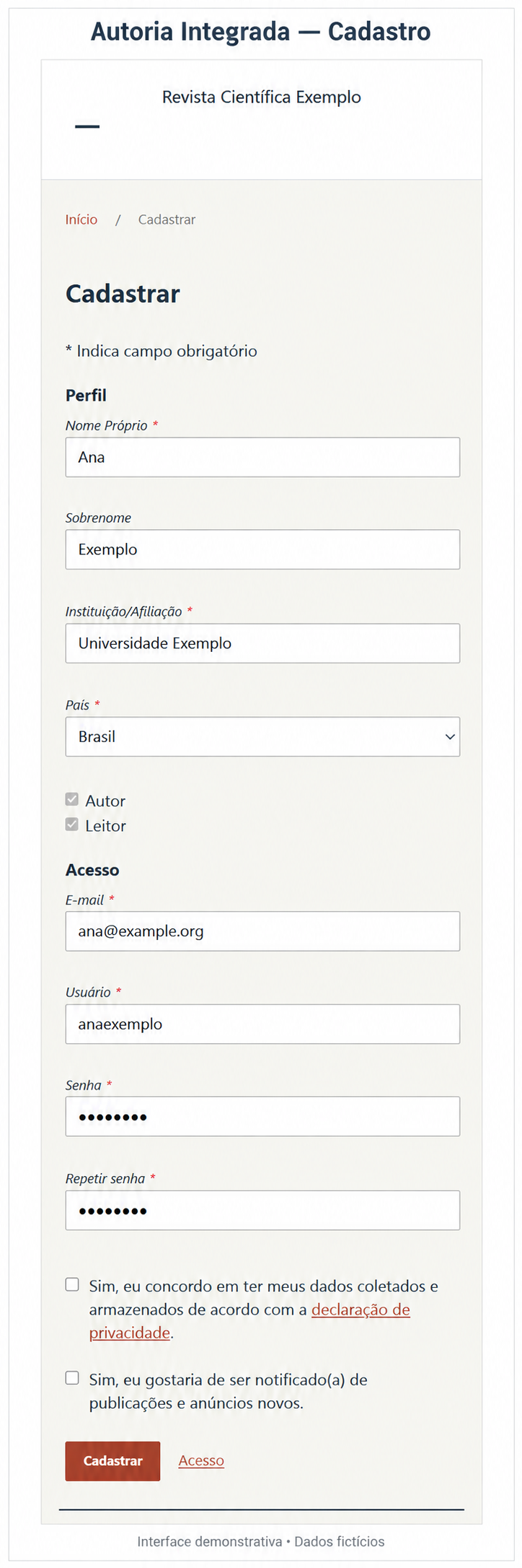Plugin Autoria Integrada para OJS - imagem 2